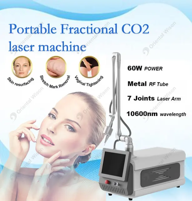 Przenośna ułamkowa maszyna laserowa CO2
